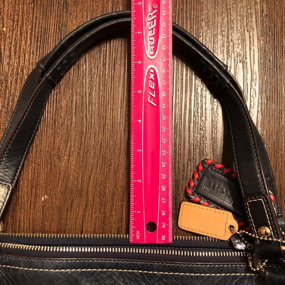 Authentic COACH blue denim bag and wallet set purse - Picture 9 of 11